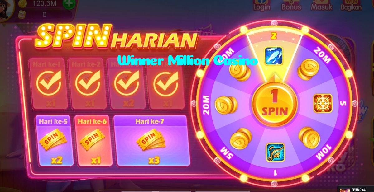 Winner Million Casino خوش آمدید بونس +600% پیشکش موبائل ایپ کے پروموشن سیکشن میں دکھائی دیتی ہے۔